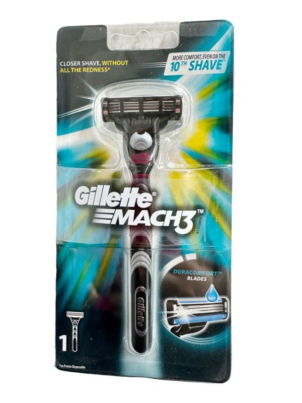 Станок для гоління Gillette MACH3 з картриджем