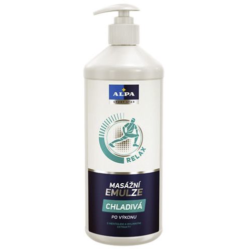 Охолоджуючий крем для масажу Alpa cooling emulsion 1 л