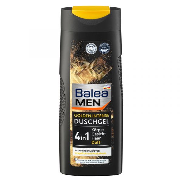 Чоловічий гель для душу 4в1 Balea Golden Intense 300 ml
