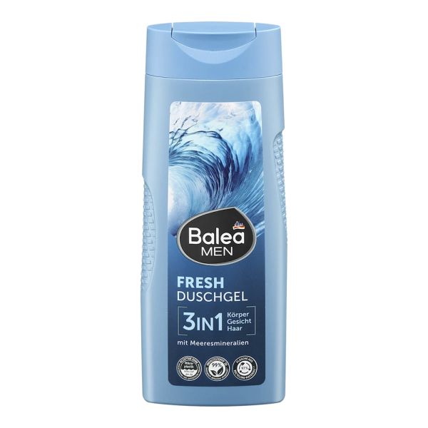 Чоловічий гель для душу з морськими мінералами Balea fresh 300 мл
