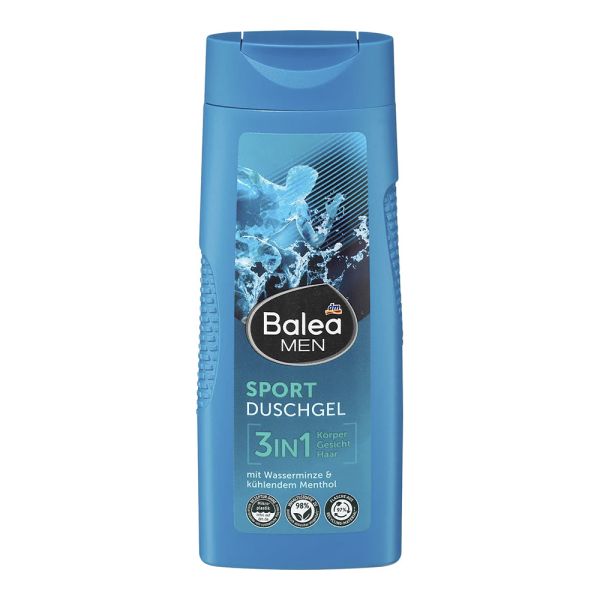 Чоловічий гель для душу з м'ятою Balea sport 300 ml