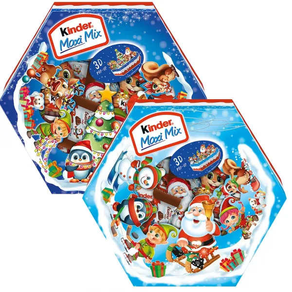 Kinder Maxi Mix Weihnachtsteller 3D 143г