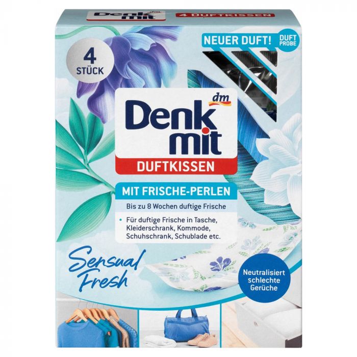 Саше ароматична подушечка для шафи Denkmit Sensual Fresh 4 шт