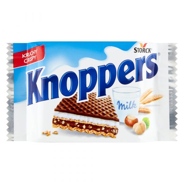 Вафлі Knoppers молочно-горіхові 8 шт