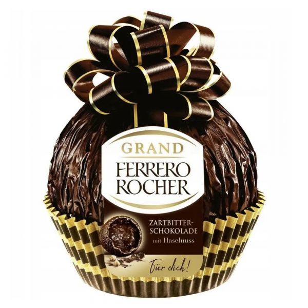 Подарункова цукерка чорний шоколад  Ferrero Grand Rocher 125г