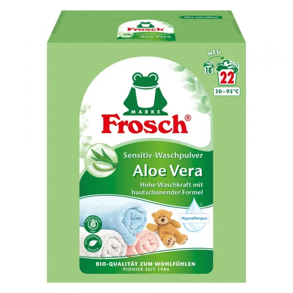 Порошок для універсального прання Frosch Sensitive 1,45кг (22 прання)