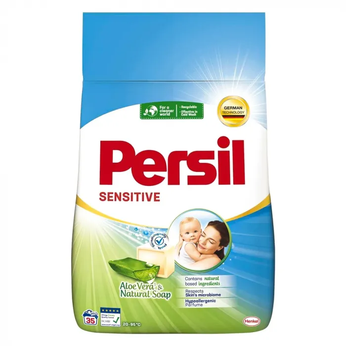 Порошок для чутливої ​​шкіри Persil Sensitive 2,1 кг (35 прань)