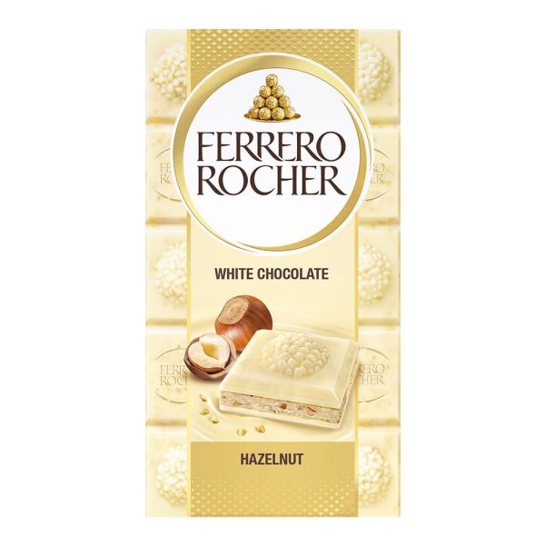 Білий шоколад з фундуком Ferrero Rocher 90 г