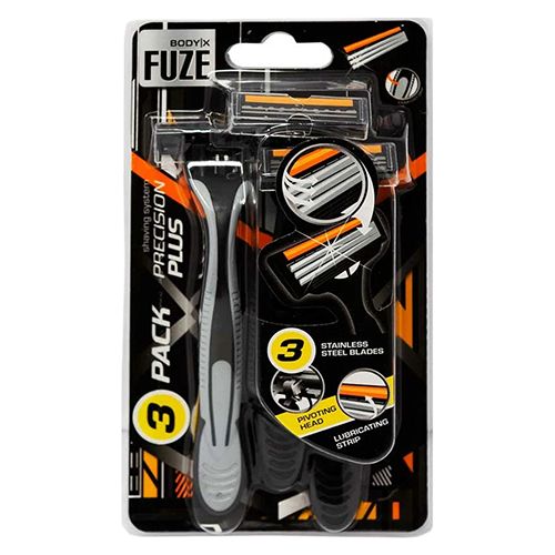Чоловічий одноразовий станок для гоління Fuze Body-X Stainles Steel Blades 3шт