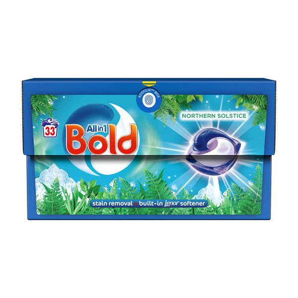 Капсули для прання Bold з ароматом хвої та евкаліпта 33 шт