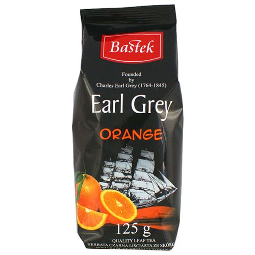 Чай чорний заварний Bastek Earl Grey з апельсиновим ароматом 125г