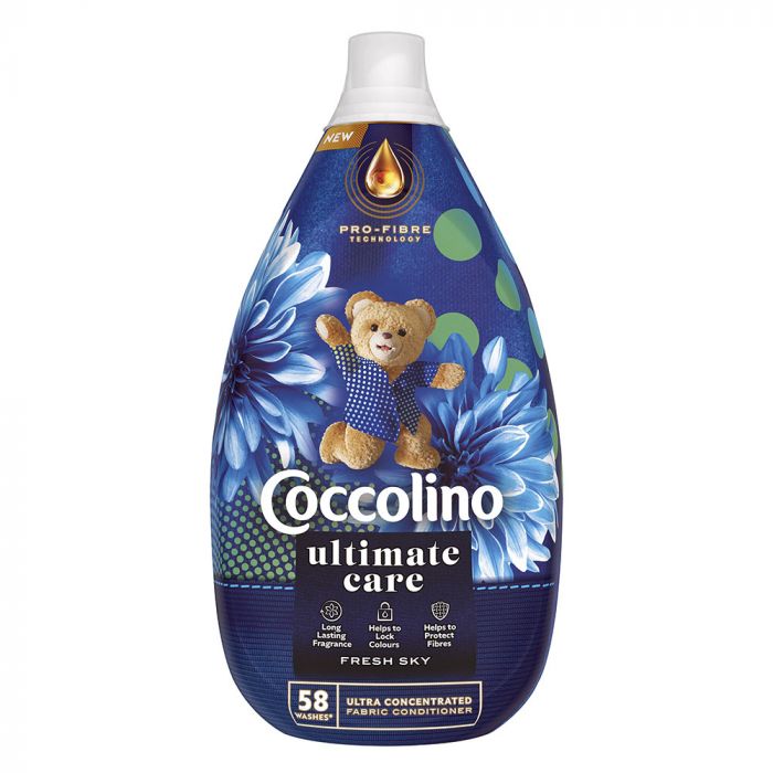 Парфумований кондиціонер для прання Coccolino Deluxe небесна свіжість 870 мл