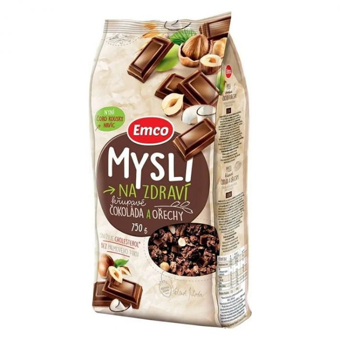 Мюслі Emco шоколад і горіхи 750 г