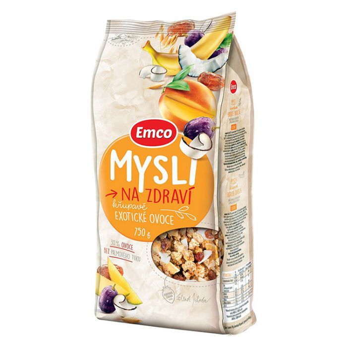 Мюслі Emco екзотичні фрукти 750 г