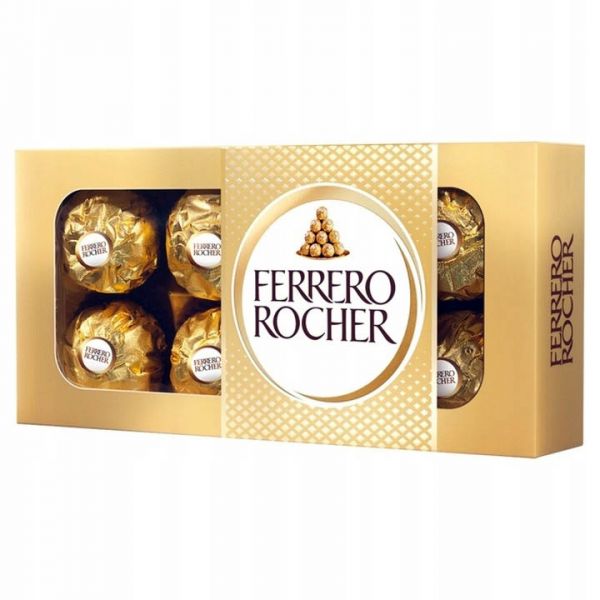 Цукерки Ferrero Rocher 100 г (8 цукерок)