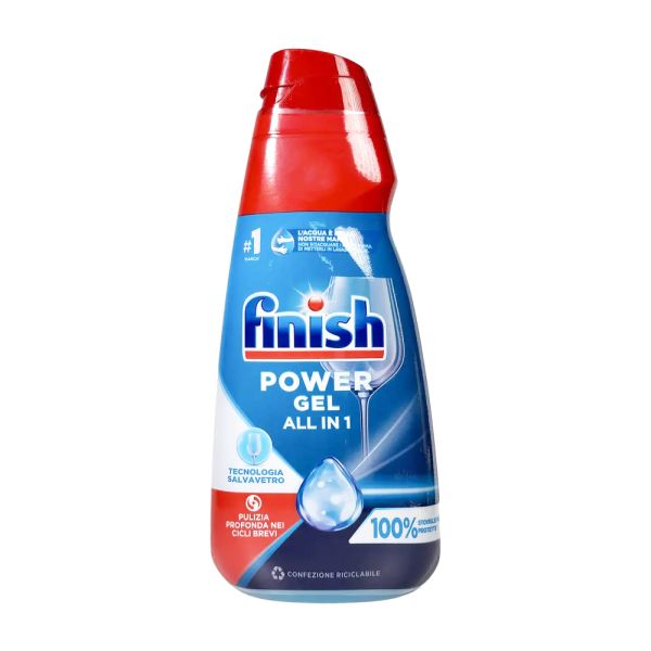 Гель для посудомийних машин Finish Gel all in 900 мл  (50 циклів)