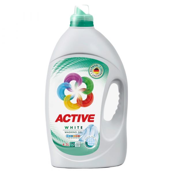 Гель для прання білих речей Active White 4,5 л