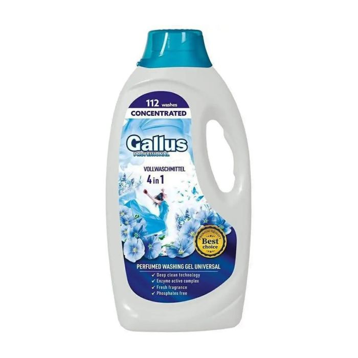 Парфумований гель для універсального прання Gallus 4 л (112 прань)
