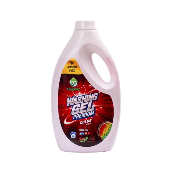 Гель для прання кольорових речей Bergreen Color 3 l