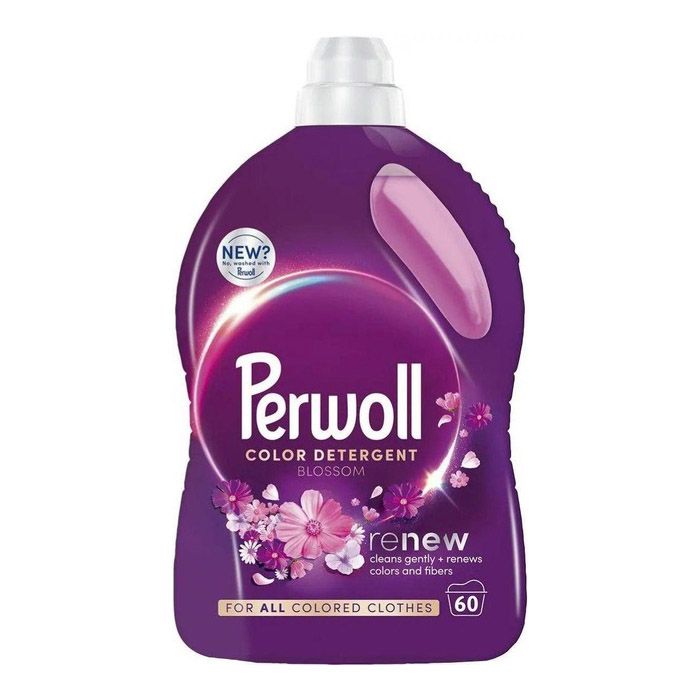 Гель для прання кольорових тканин Perwoll квітковий аромат 3 л (60 прань)