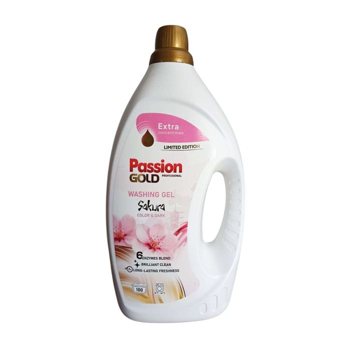 Парфумований гель для прання кольорових і темних речей Passion Gold Сакура 3,52 л (100 прань)