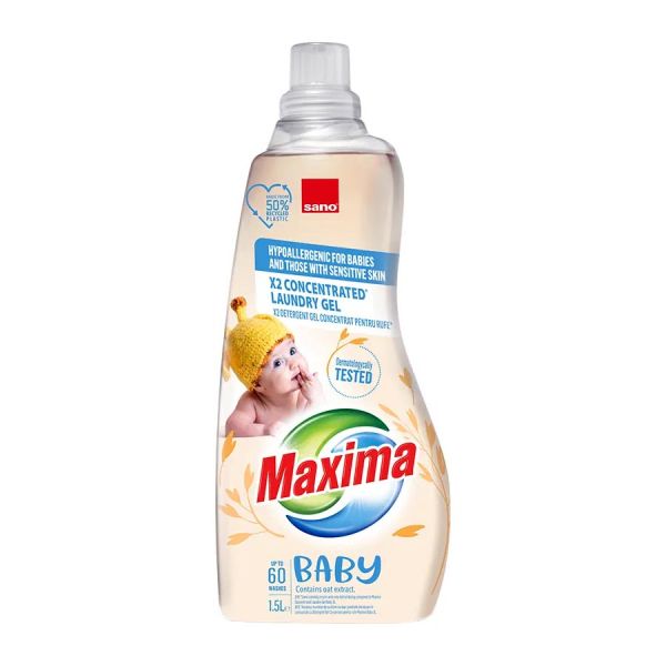 Гель для прання дитячої білизни Sano Baby 1.5 л (60 прань)