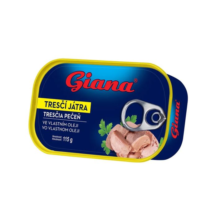 Печінка тріски у власній олії Giana 115 g
