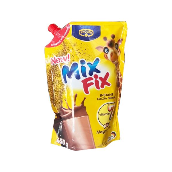 Какао-напій розчинний Krüger Mix Fix у м'якій упаковці 450 г