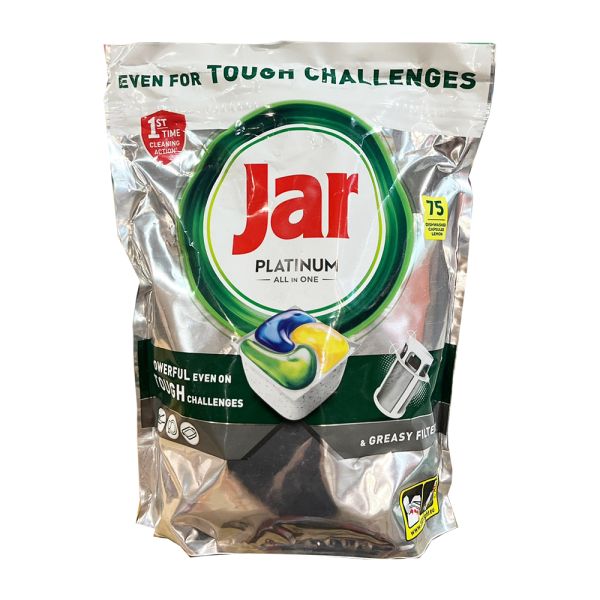Капсули для посудомийки Jar Platinum All in One 75 шт