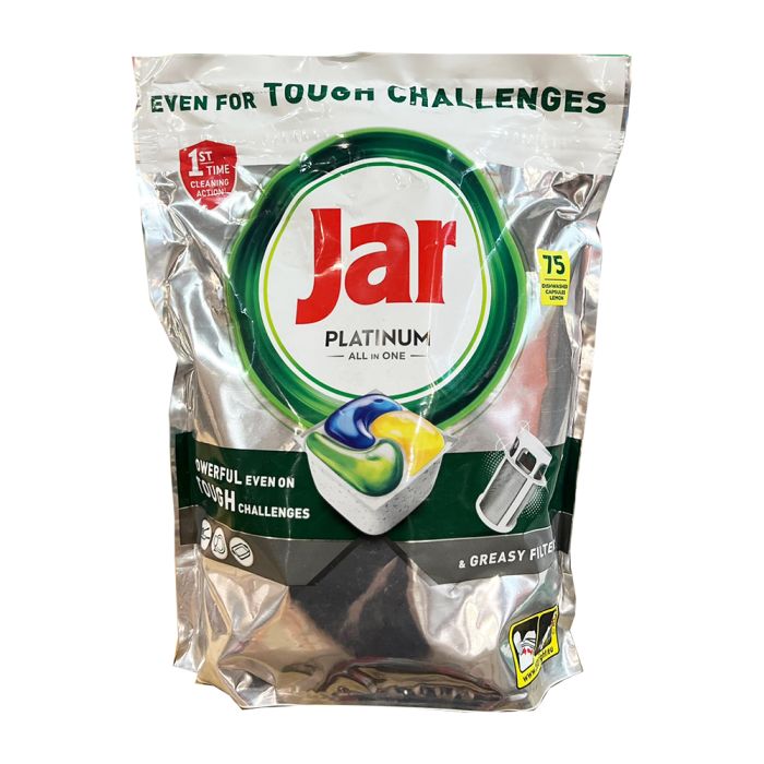 Капсули для посудомийки Jar Platinum All in One 75 шт