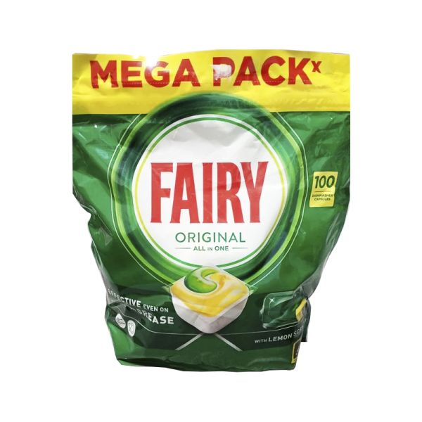 Капсули для посудомийної машини Fairy All in One Лимон 100 шт