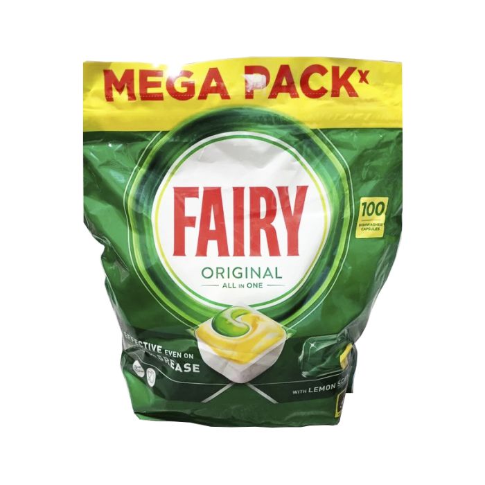 Капсули для посудомийної машини Fairy All in One Лимон 100 шт