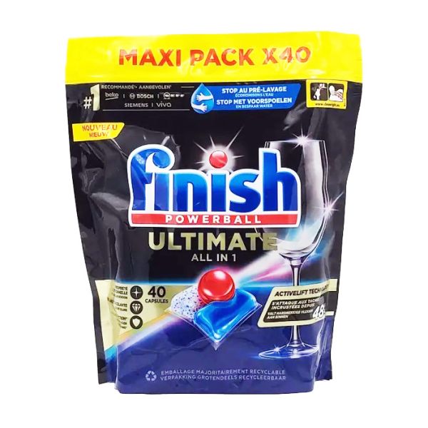 Капсули для посудомийних машин Finish Quantum Ultimate 40 шт