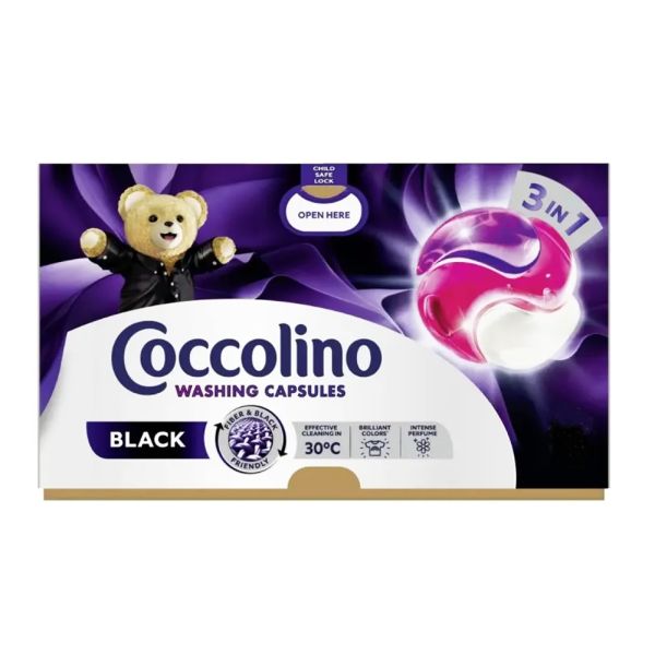 Капсули для прання чорних і темних речей Coccolino 26 шт