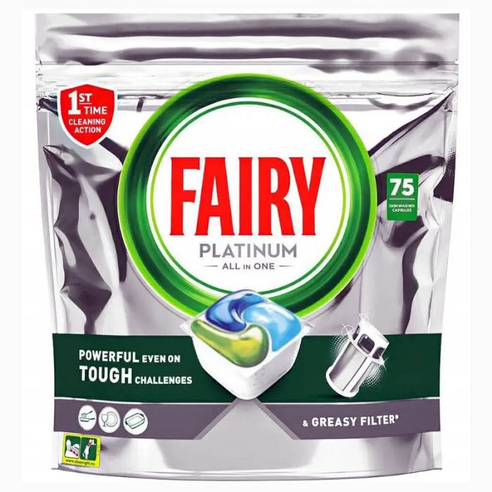 Капсули для посудомийки Jar Platinum All in One 75 шт
