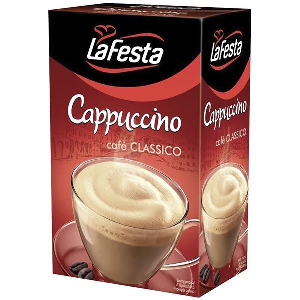 Кавовий напій La Festa Cappuccino класичний 10*12,5 г