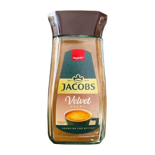 Розчинна сублімована кава  JACOBS VELVET CREMA 100 г