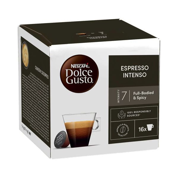 Кава мелена в капсулах Nescafe Dolce gusto Еспресо Інтенсо 16 порцій