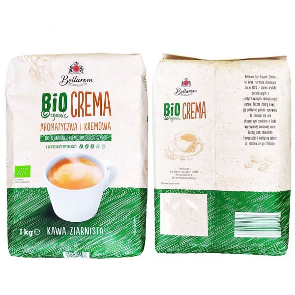 Кава в зернах Bellarom Bio organic 1 кг