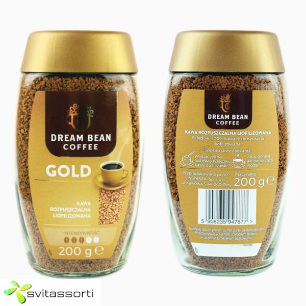 Кава розчинна Dream Bean Coffee 200г