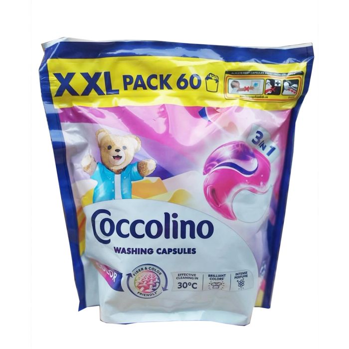 Капсули для прання кольорових тканин Coccolino колор 60 шт