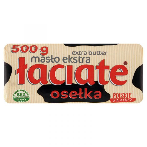 Масло вершкове Łaciate Extra 82% 500г