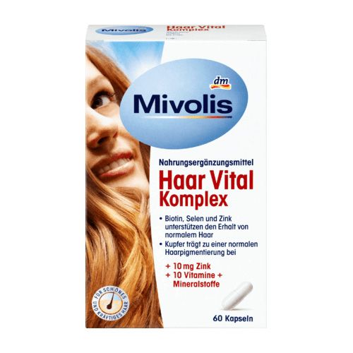 БАД комплекс для волосся Mivolis Haar Vital 60шт
