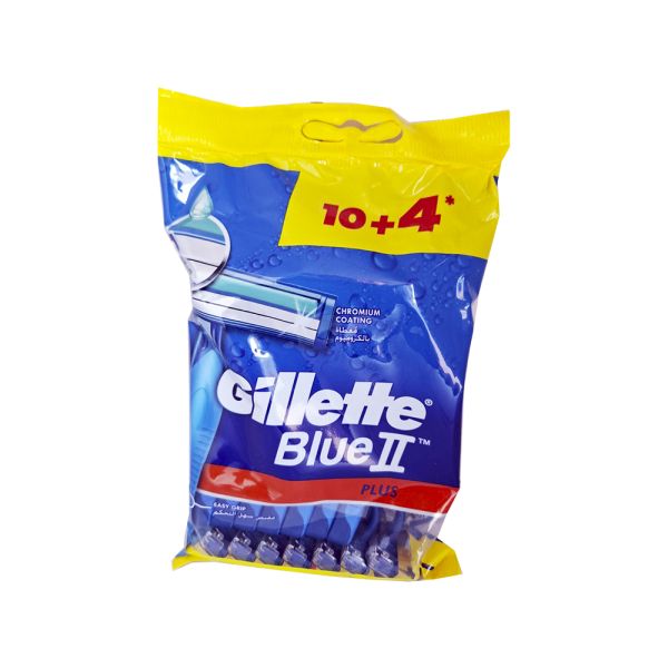 Чоловічі одноразові станки для гоління 2 леза Gillette Blue 14 шт