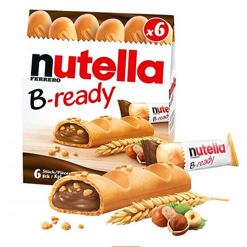 Вафлі з горіховим кремом Nutella b-ready 132 г (6шт) 