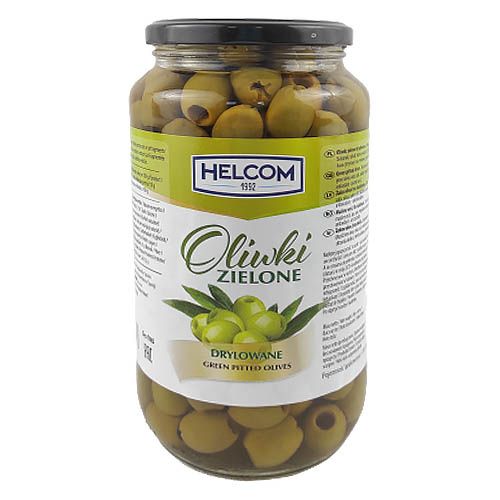 Оливки зелені без кісточок Helcom (HUTESA) Oliwki Zielone 880 г