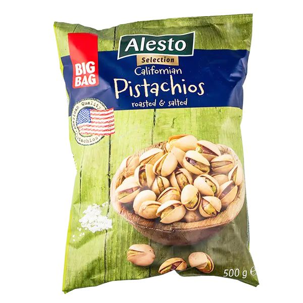 Фісташки солоні Alesto Pistachios 500 г