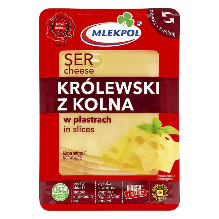 Сир нарізка Mlekpol Krolewski z kolna 400g