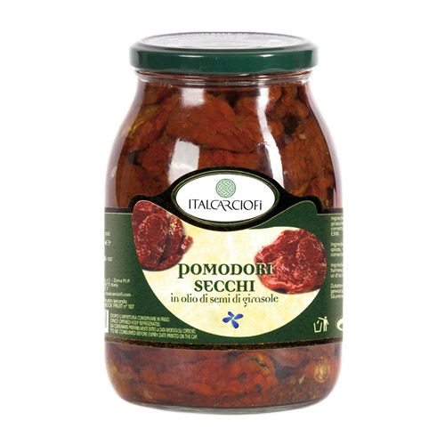 Італійські в'ялені помідори в олії Italcarciofi 314 мл