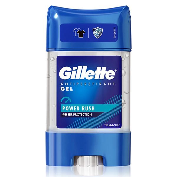 Гелевий дезодорант-антиперспірант Gillette Power Rush 70 мл